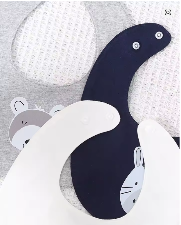 Animal Print Baby Bibs Set