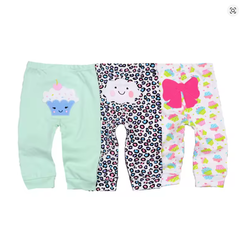 Baby Girls Printed Pants Set