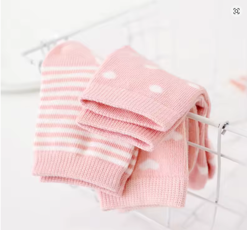 Baby Girl Cotton Socks Set