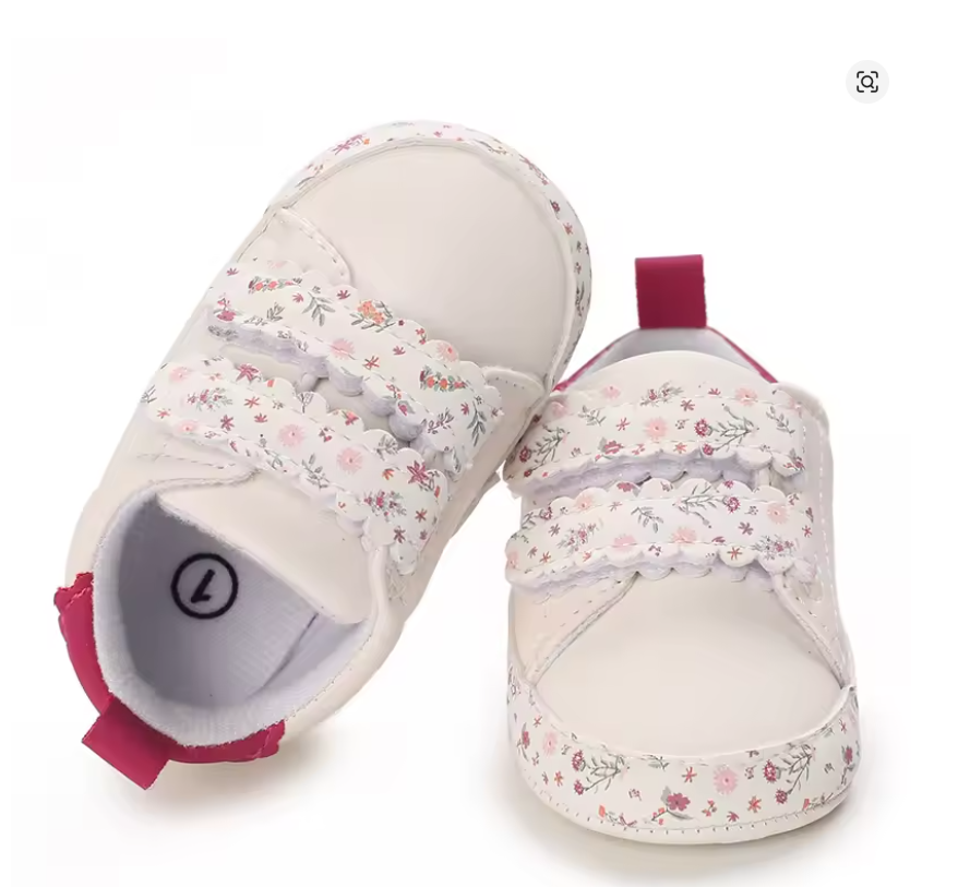 Floral Baby Girl Sneakers