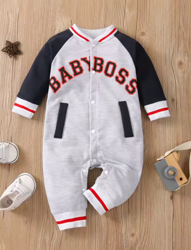 BABYBOSS Lettered Baby Romper