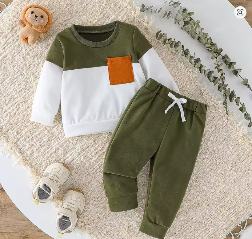 Toddler Colorblock Outfit Set