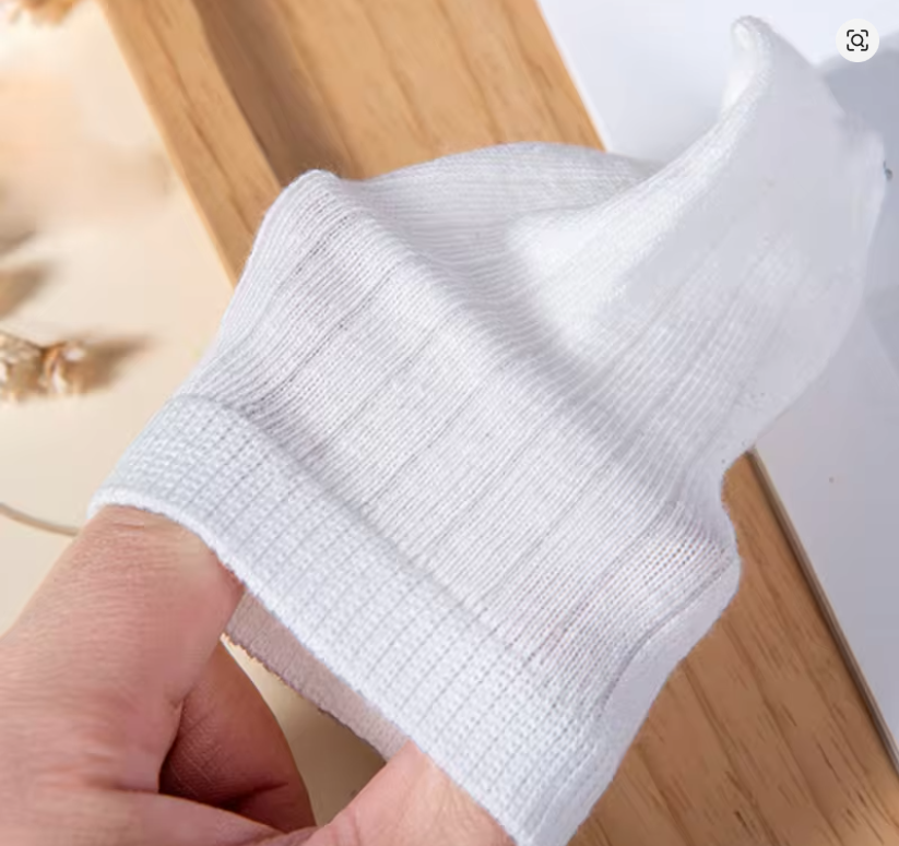 Soft White Cotton Socks