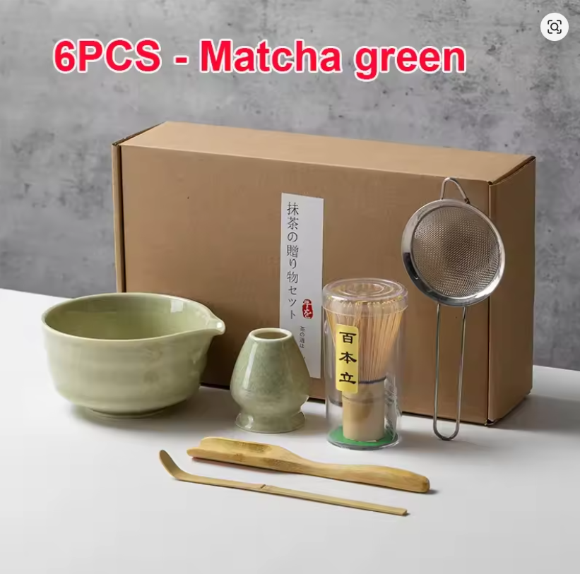 Matcha Tea Set - 6PCS