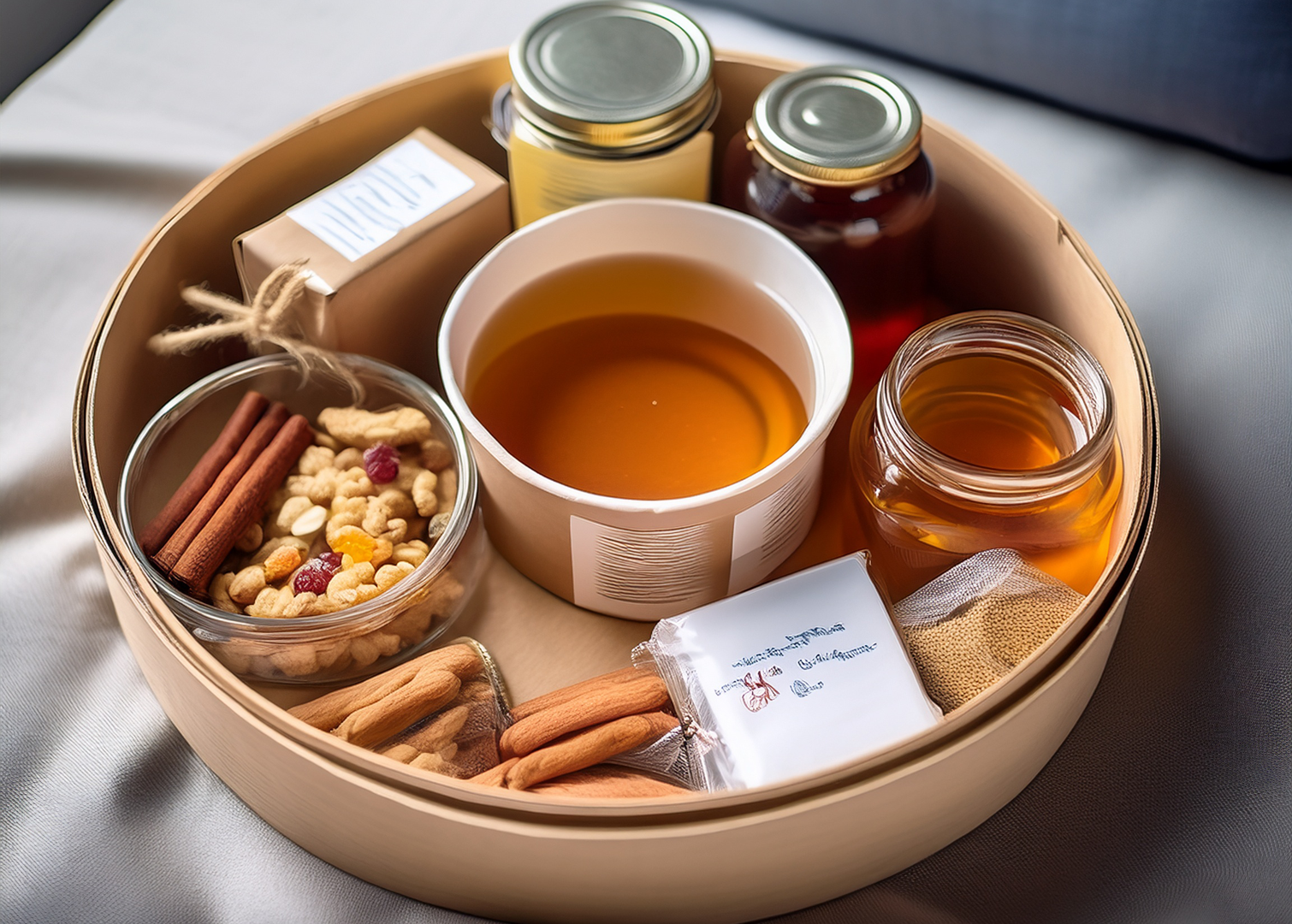 Honey and Snack Large Gift Box  Set 