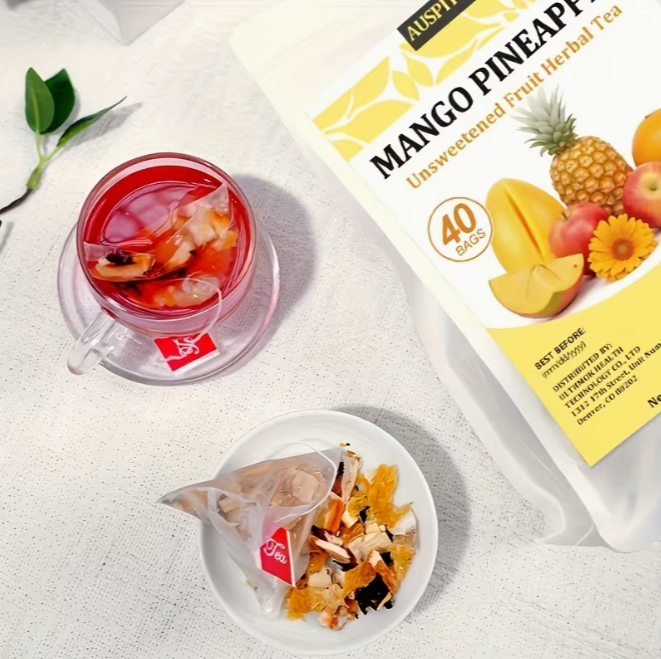 Mango Pineapple Unsweetened Fruit Herbal Tea