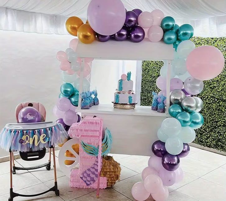 Pastel and Metallic Balloon Set