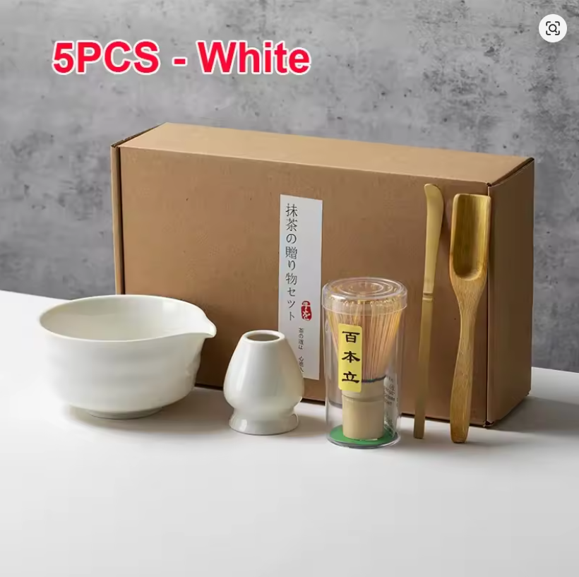 Japanese Matcha Tea Set (5PCS)
