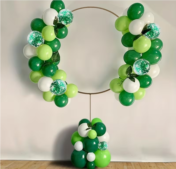 Green Party Balloon Set