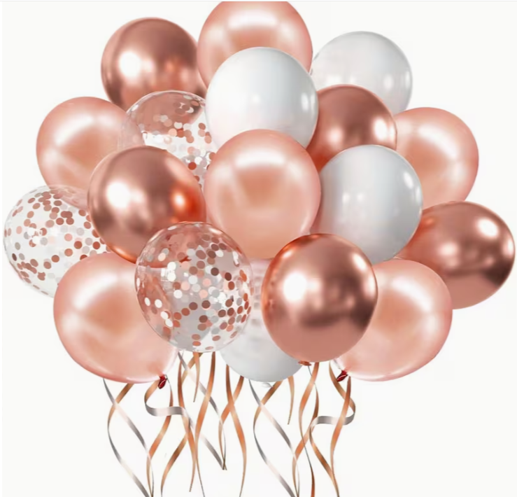 Rose Gold Balloon Bouquet