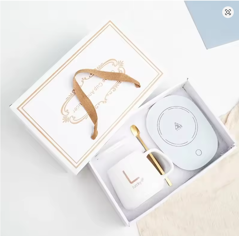 Ceramic Mug Warmer Luxury Gift Set