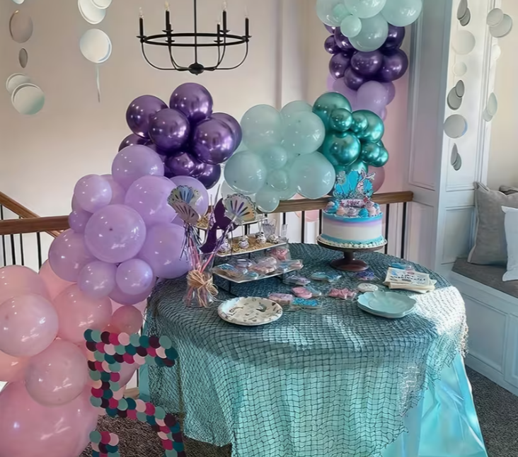 Pastel and Metallic Balloon Set