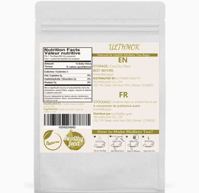 Mullein Leaf Tea Bags