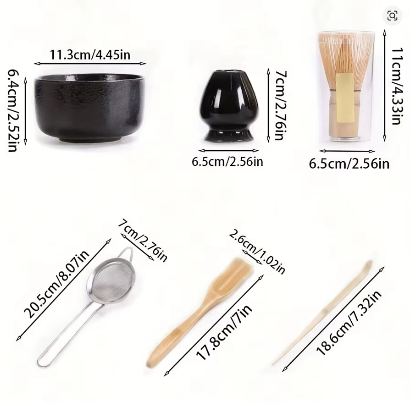 Matcha Tea Set - 6PCS Green