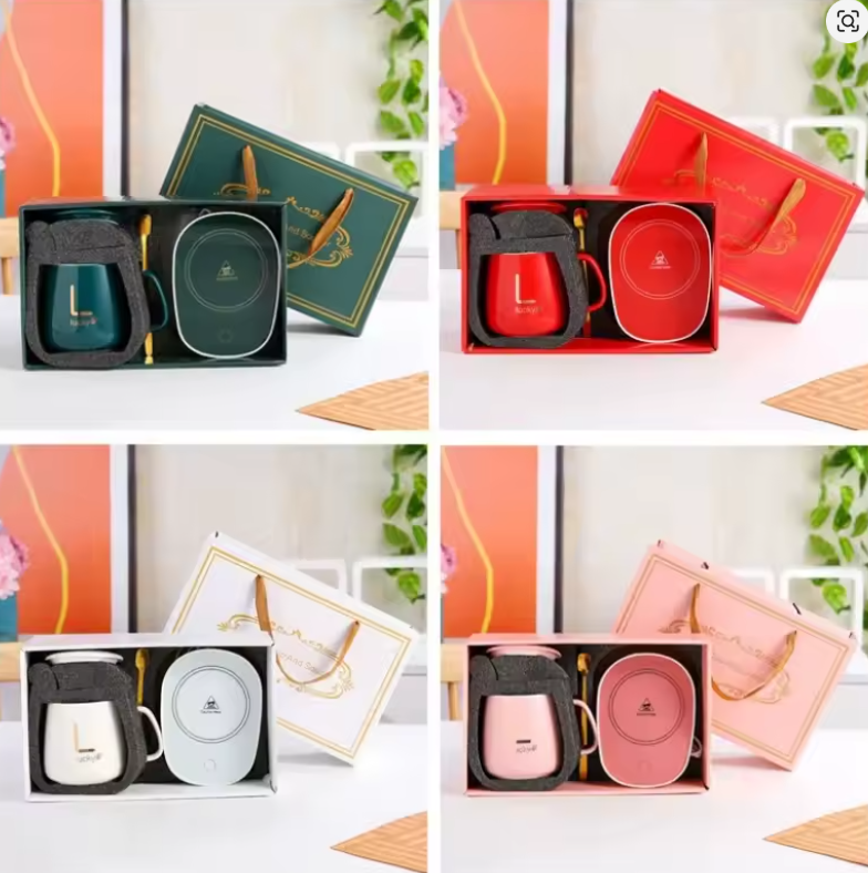 Pink Mug Warmer Luxury Gift Set