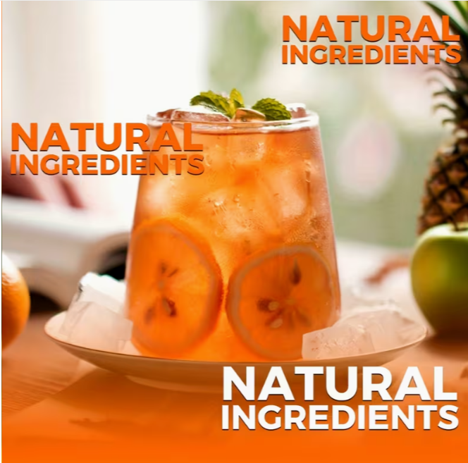 Orange Pineapple Fruit Herbal Tea