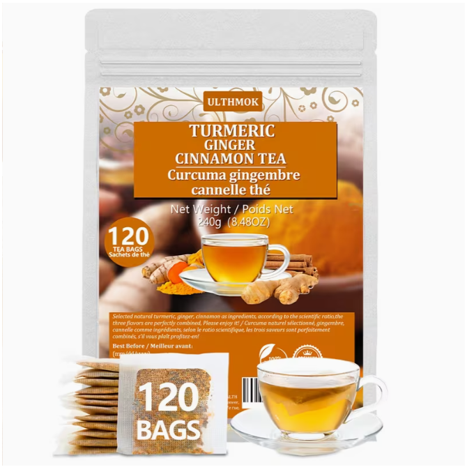 Turmeric Ginger Cinnamon Tea