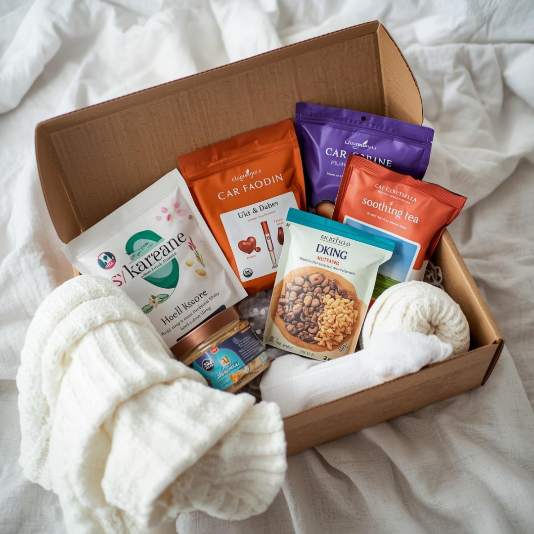 Deluxe Honey & Snack Care Gift Box Set 