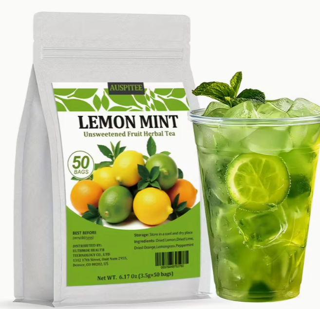 Lemon Mint Herbal Tea Bags