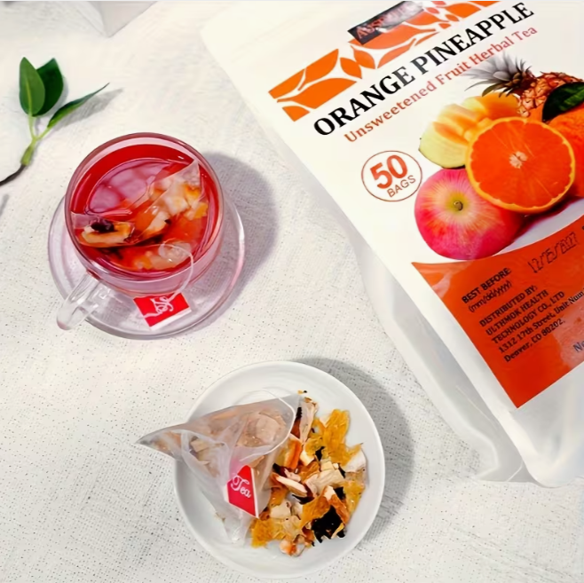 Orange Pineapple Fruit Herbal Tea