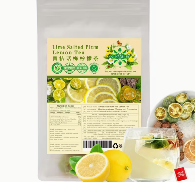 Lime Salted Plum Lemon Tea