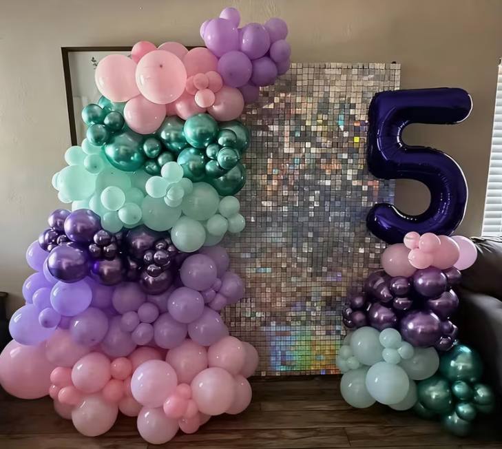 Pastel and Metallic Balloon Set