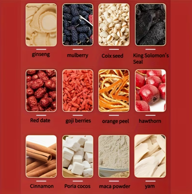 Ginseng Maca Goji Berry Mulberry Tea