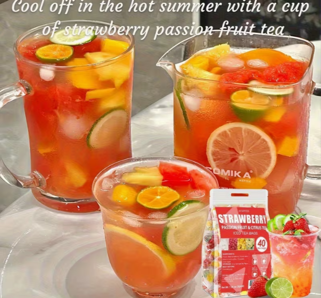 Strawberry Passion Fruit & Citrus Tea Bags