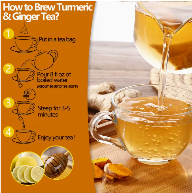 Turmeric Ginger Cinnamon Tea