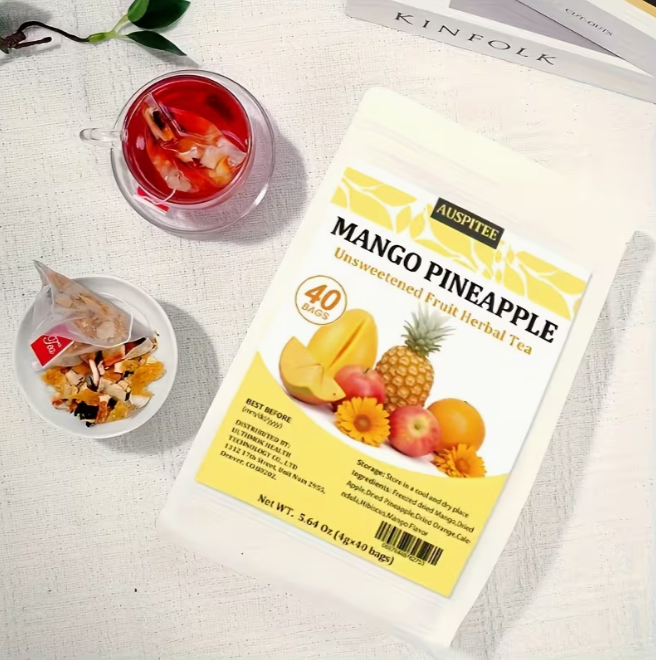 Mango Pineapple Unsweetened Fruit Herbal Tea