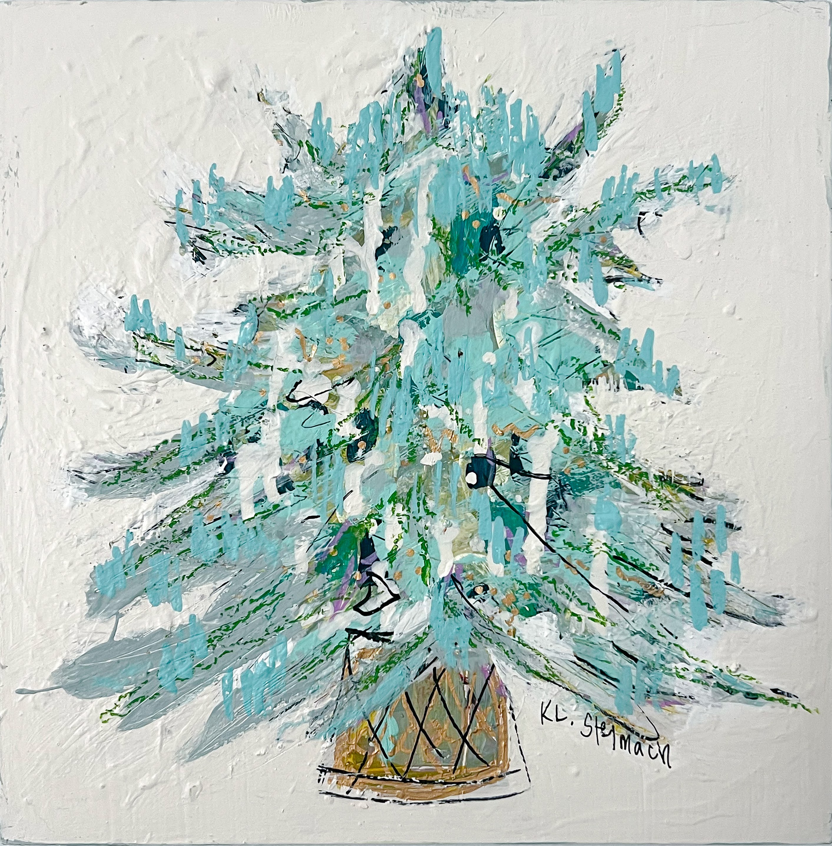 Blue Christmas Tree 