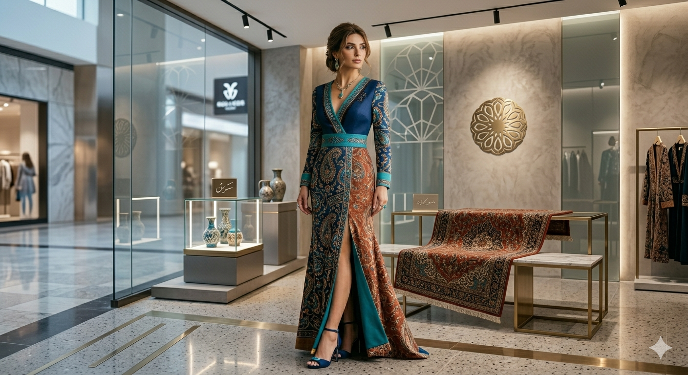 Vestido de Gala "Esencia de Persia" – Colección Alta Costura