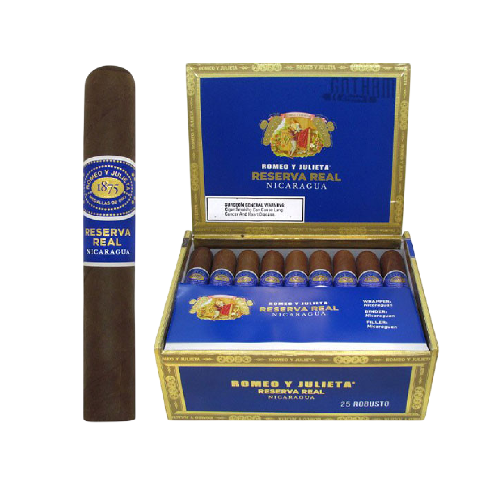 Romeo y Julieta Real azul