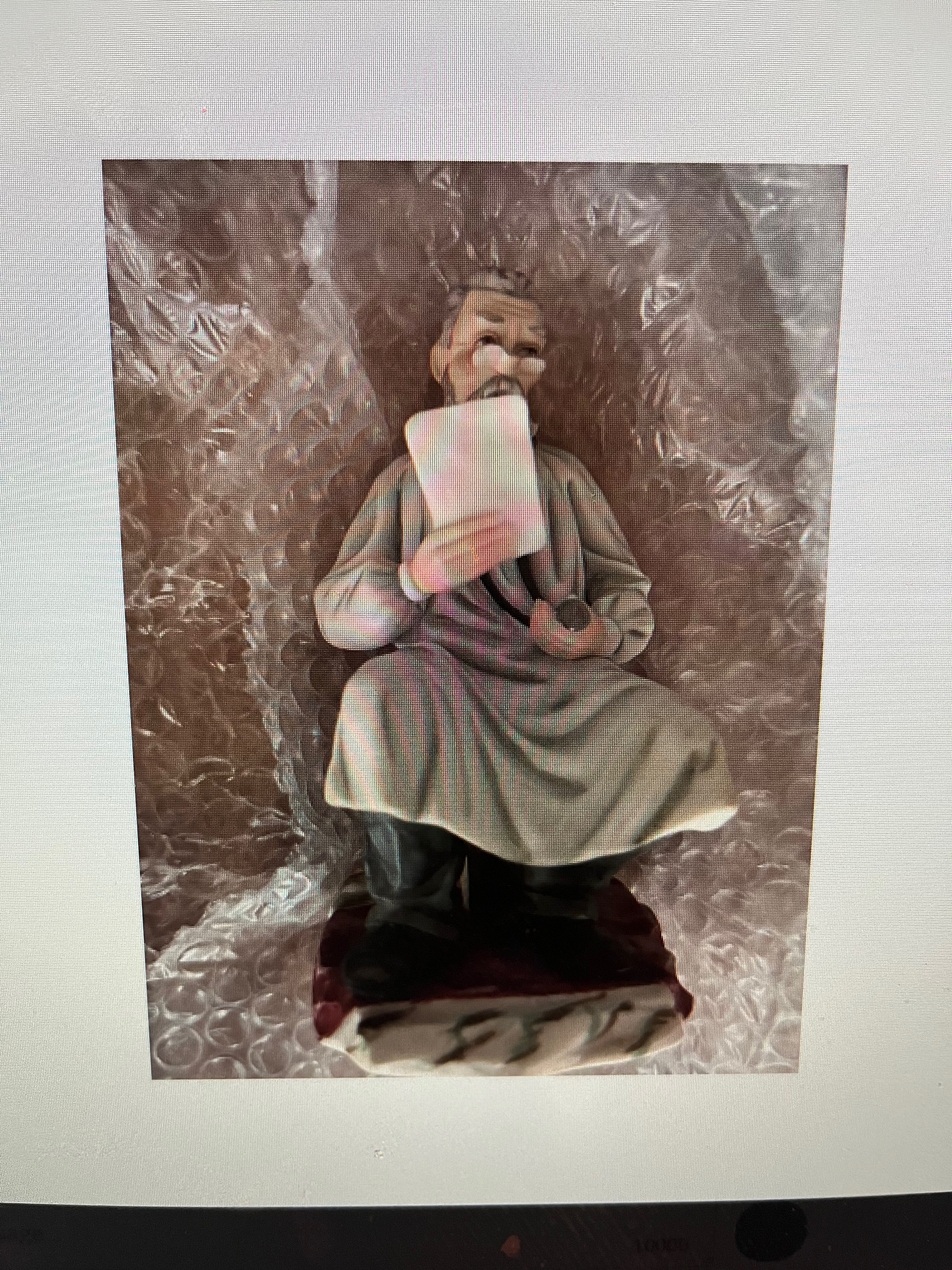 Hand-Carved Wooden Figurine