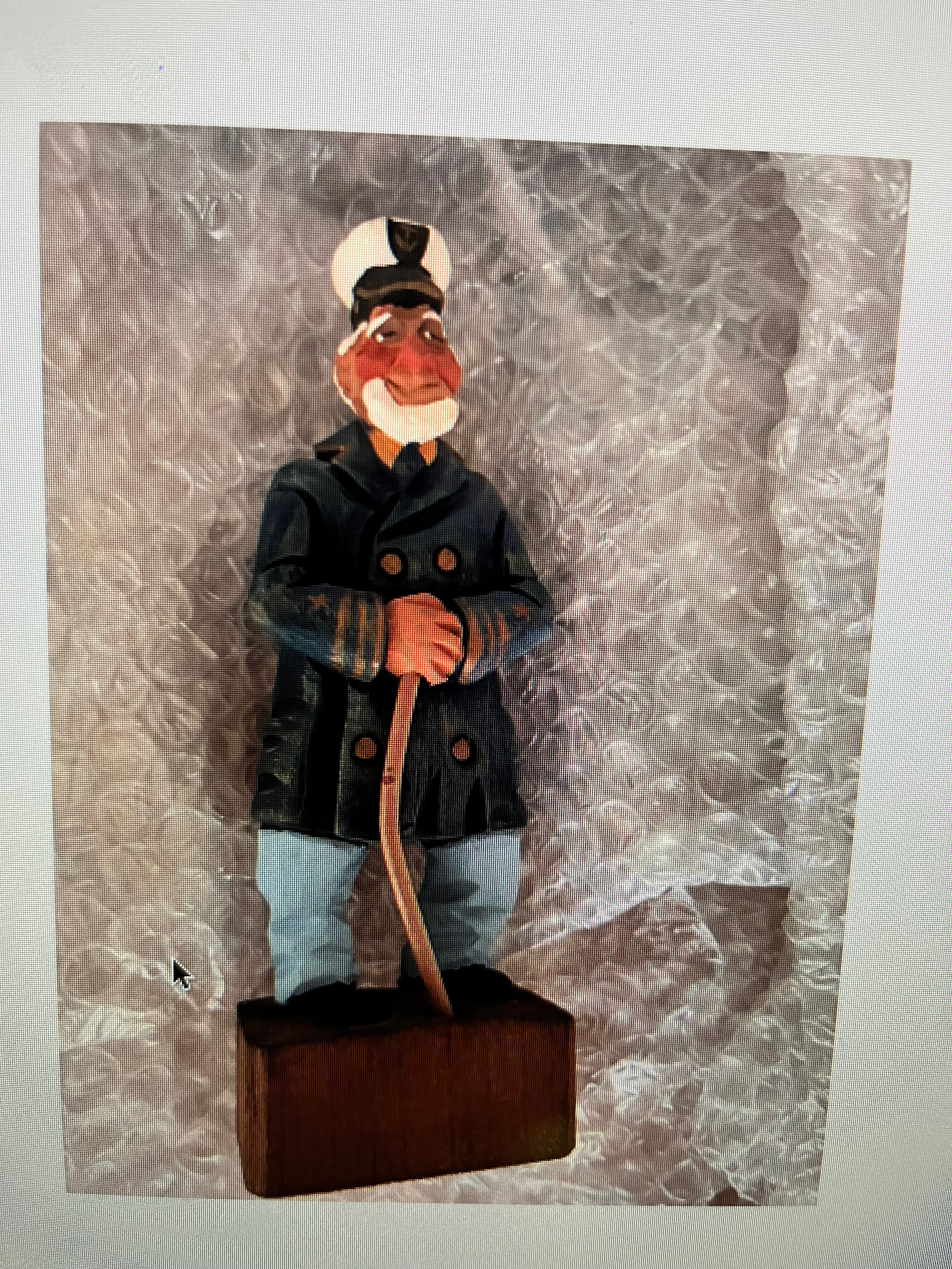 Hand-Carved Wooden Figurine