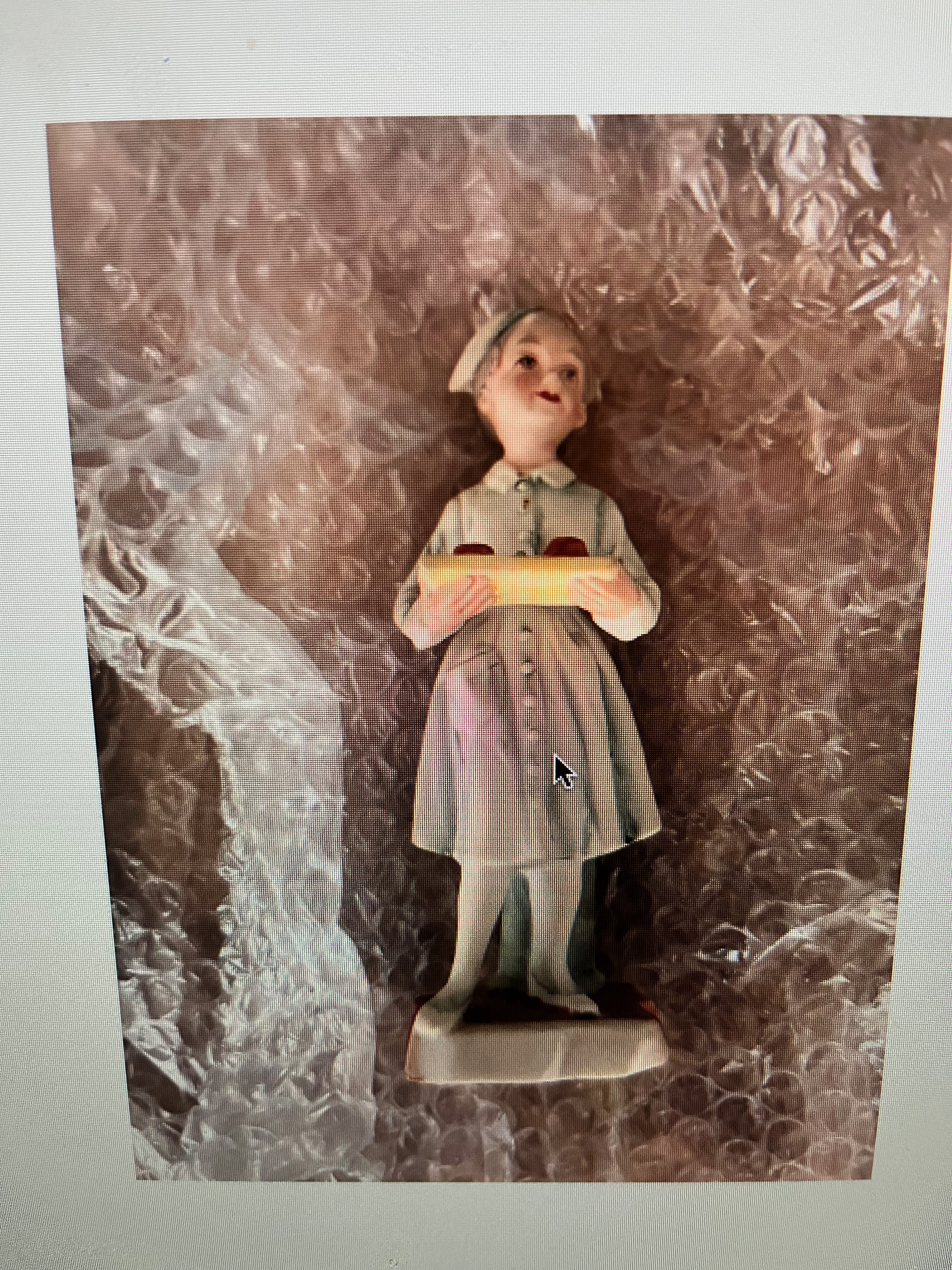 Hand-Carved Wooden Figurine