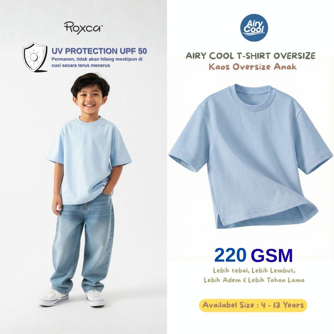 Kaos Oversize Anak Airy Cool
