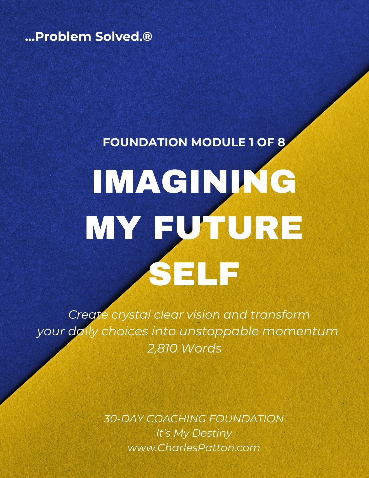 MODULE 1: IMAGINING MY FUTURE SELF