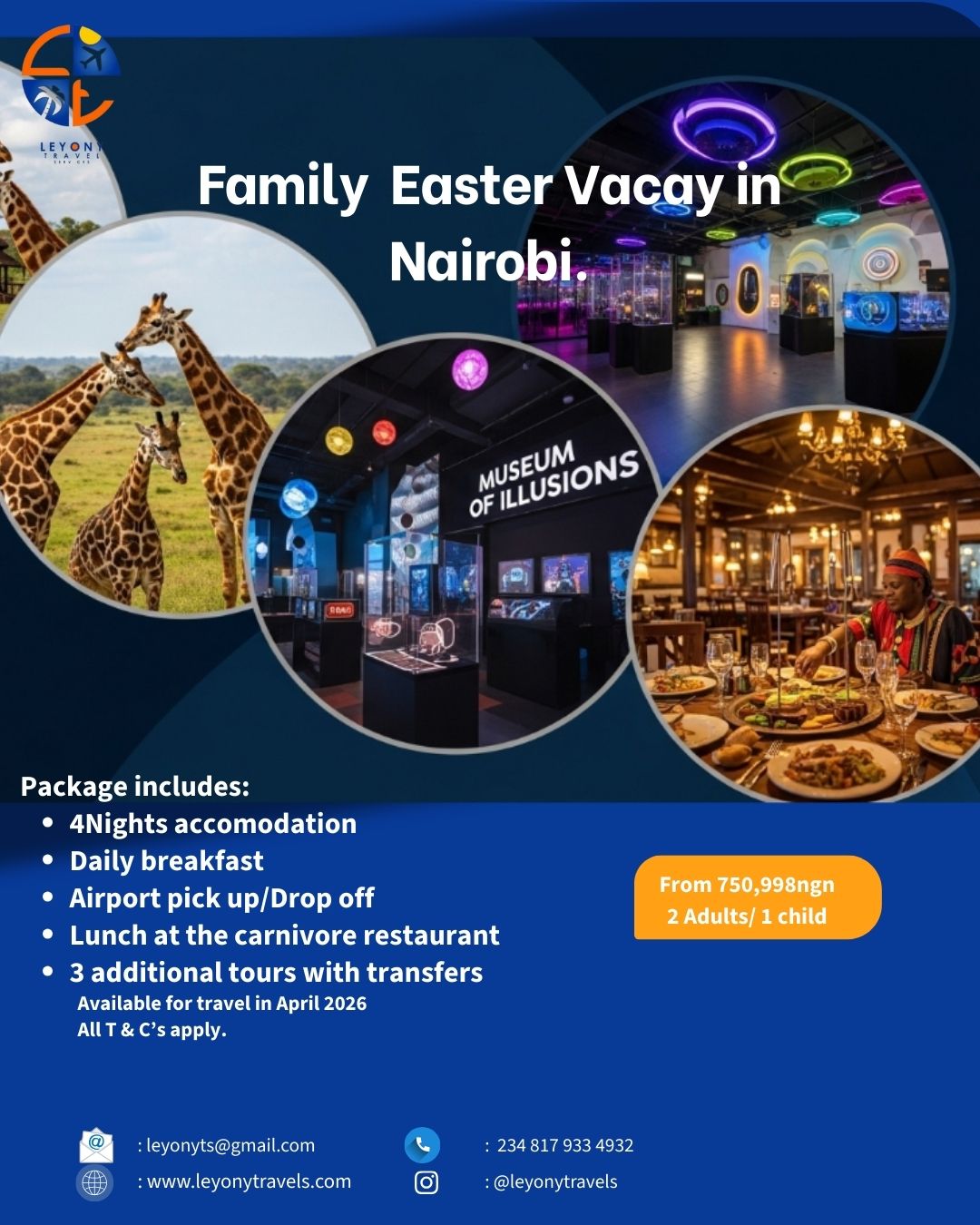 Nairobi Safari Tour Experience