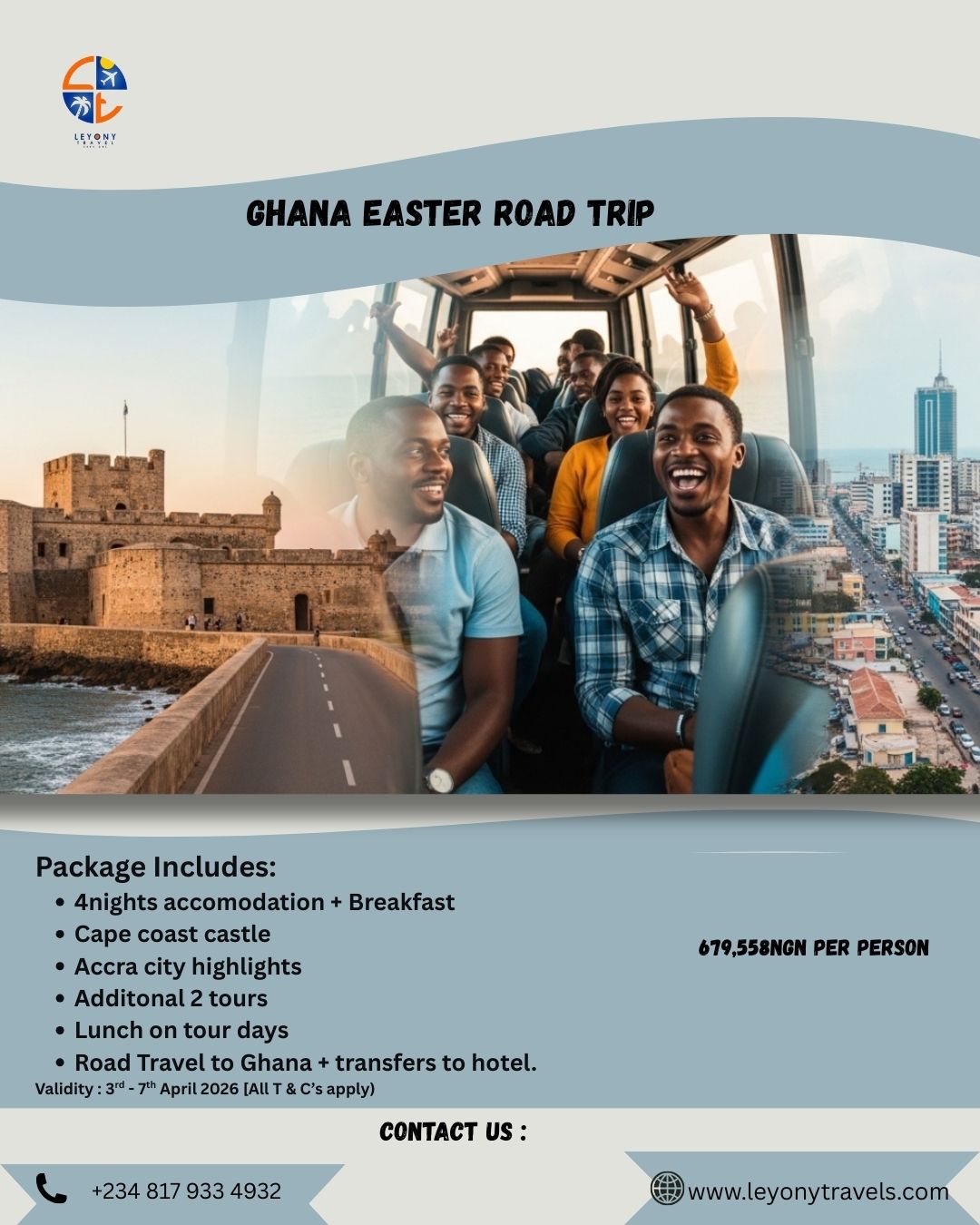 Ghana Easter Road Trip