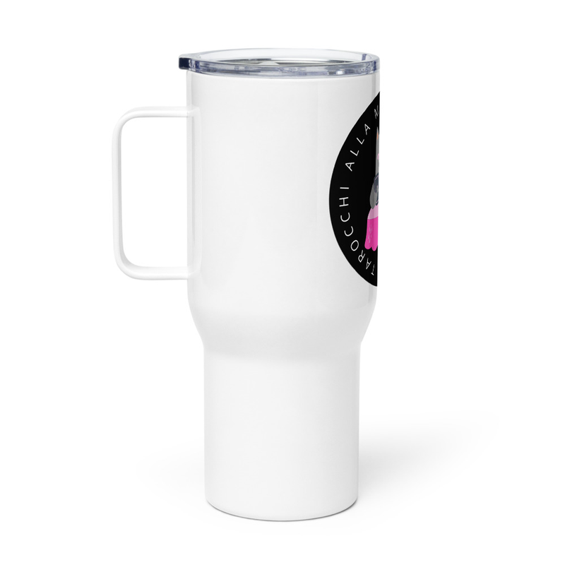Travel mug with a handle tarocchi