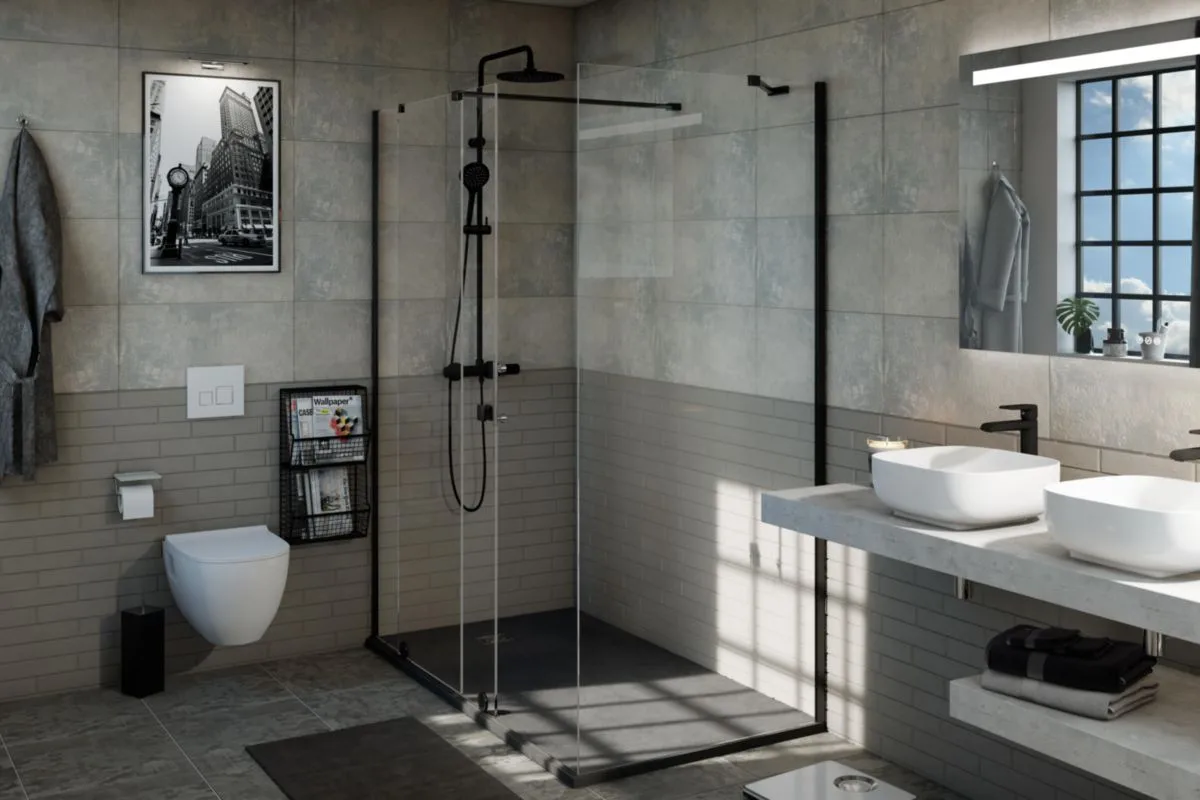 Cabine de douche moderne