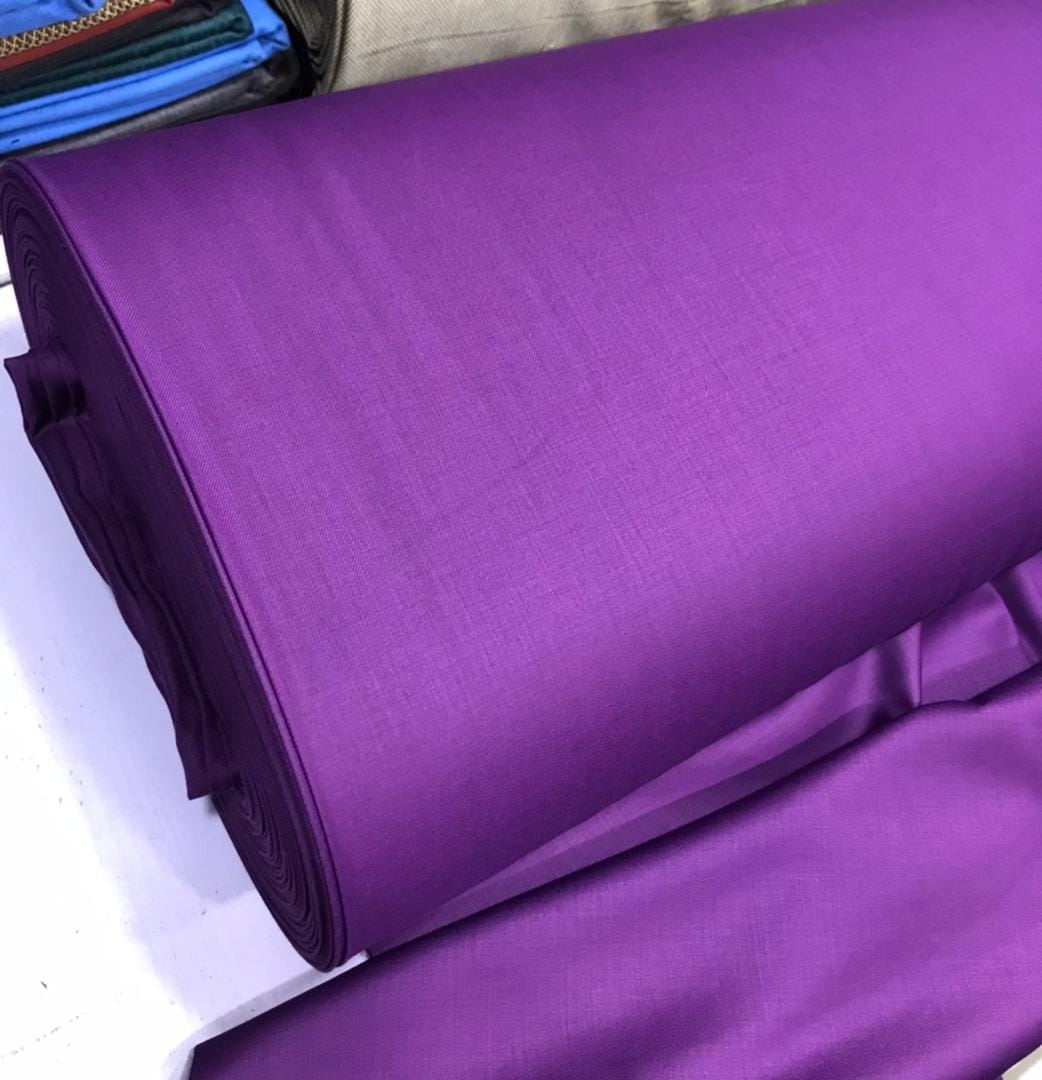 Purple Cotton Fabric Roll