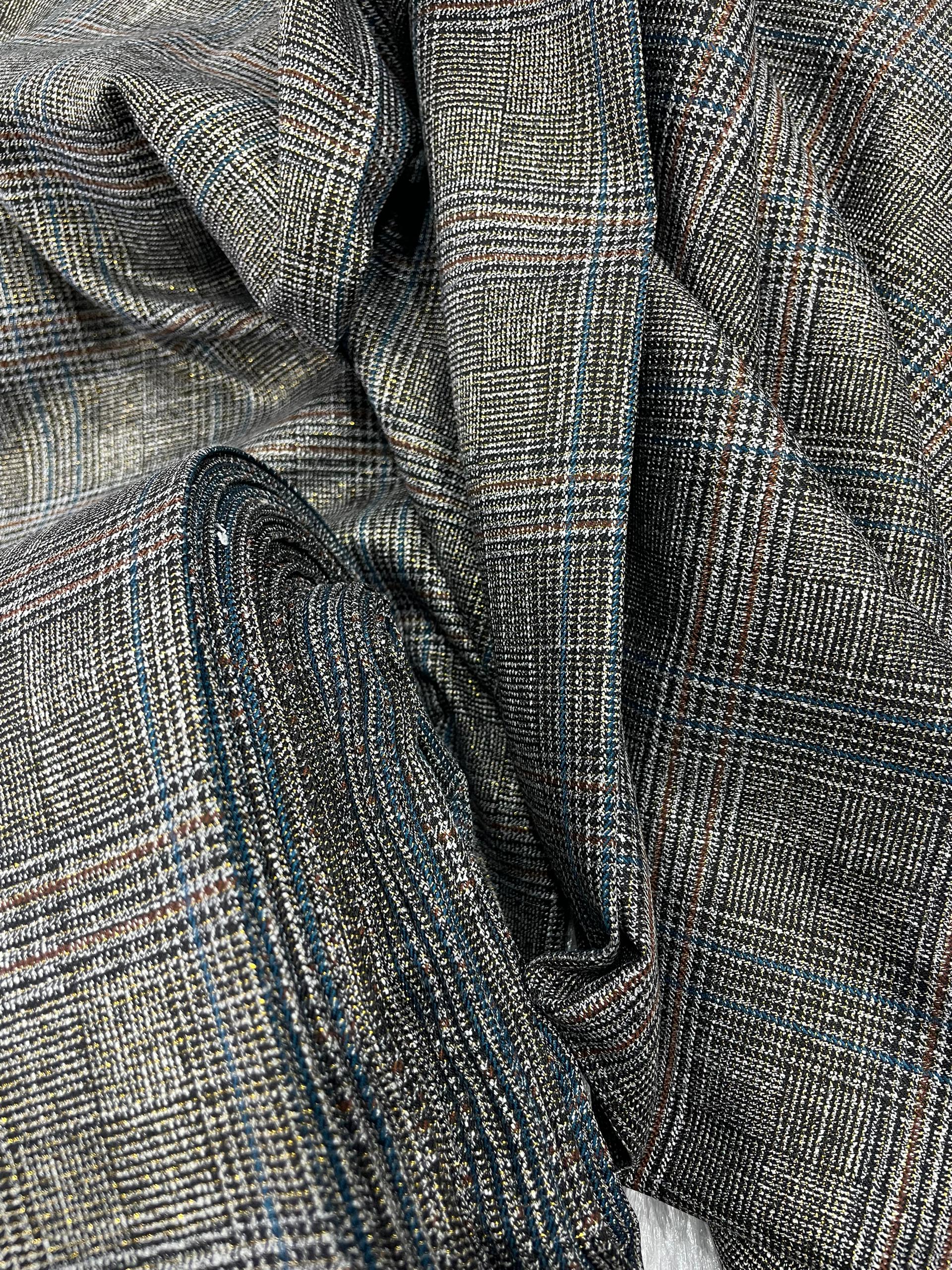Plaid Wool Fabric