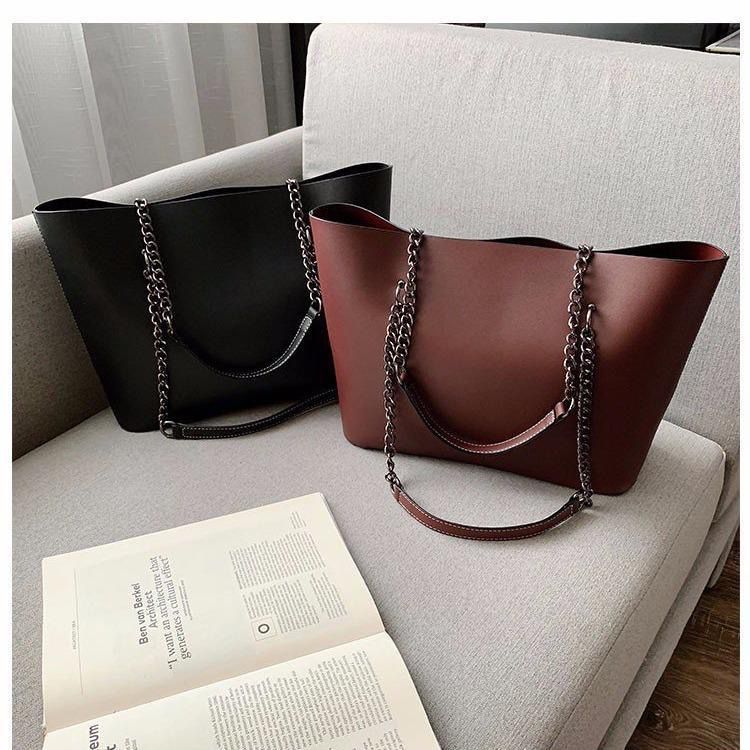 Elegant Leather Tote Bag