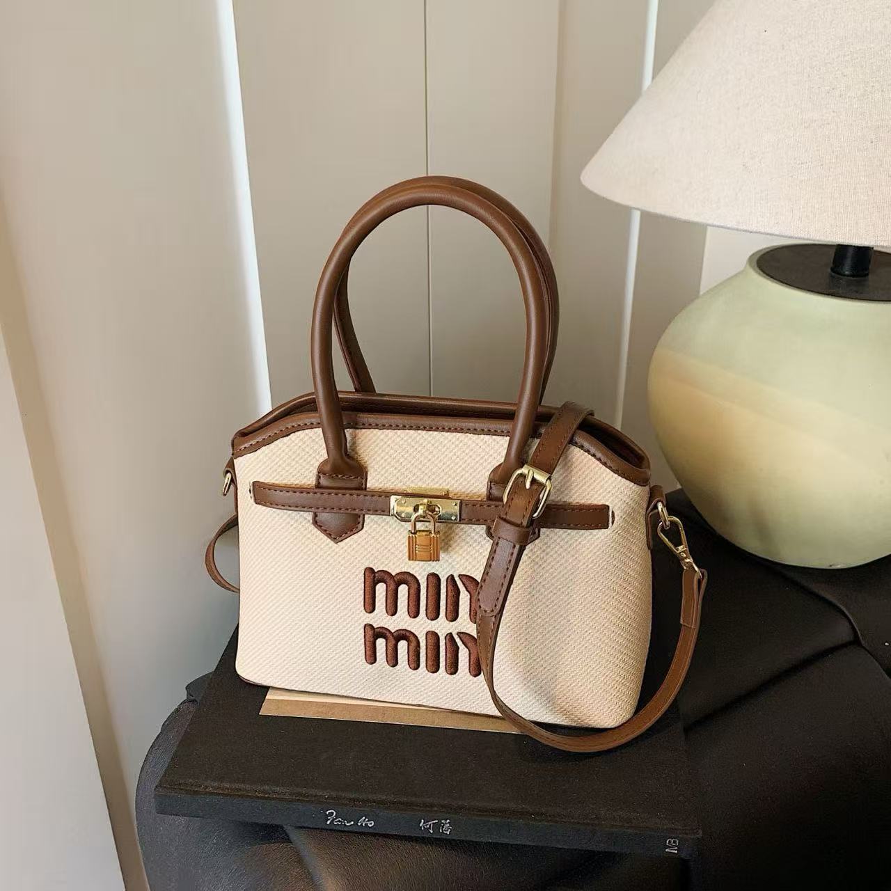 Canvas Shoulder Tote Bag