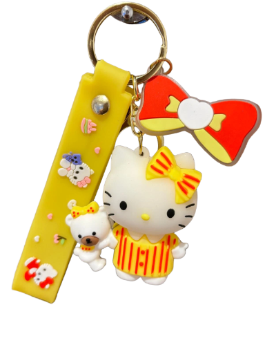 Hello Kitty Keychain Set