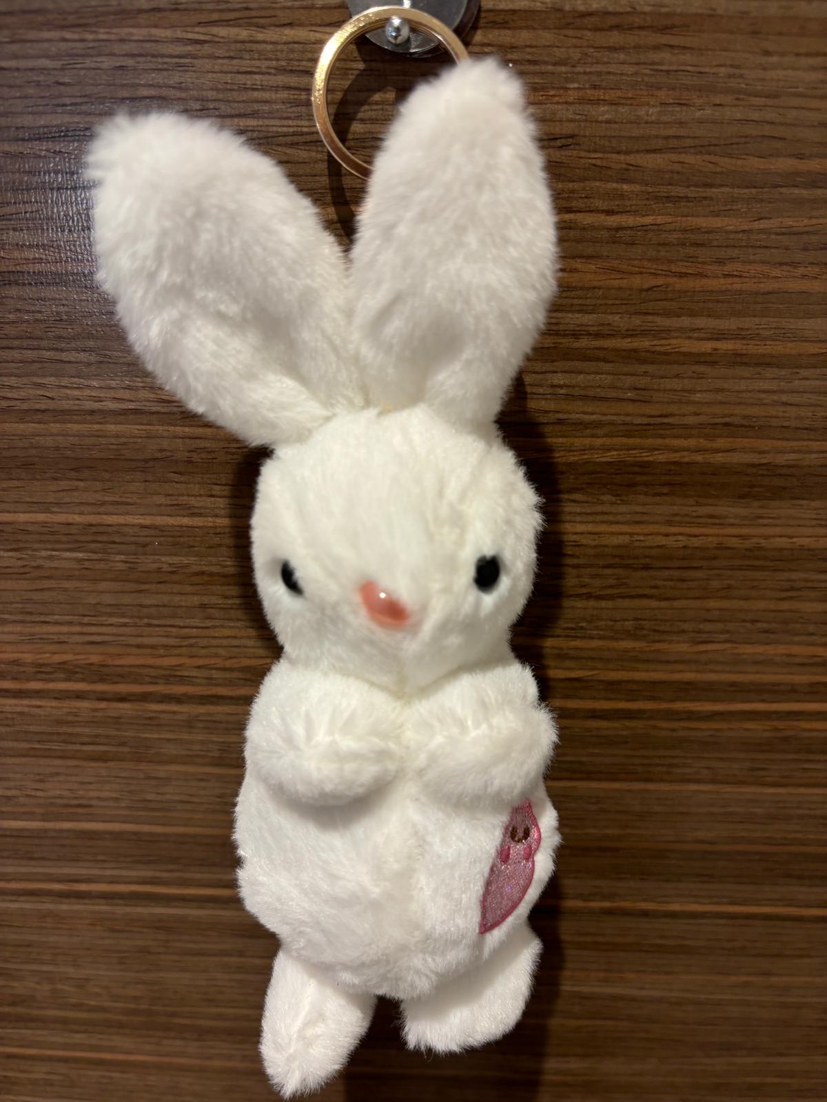 Plush Bunny Keychain