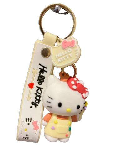Hello Kitty Keychain Set