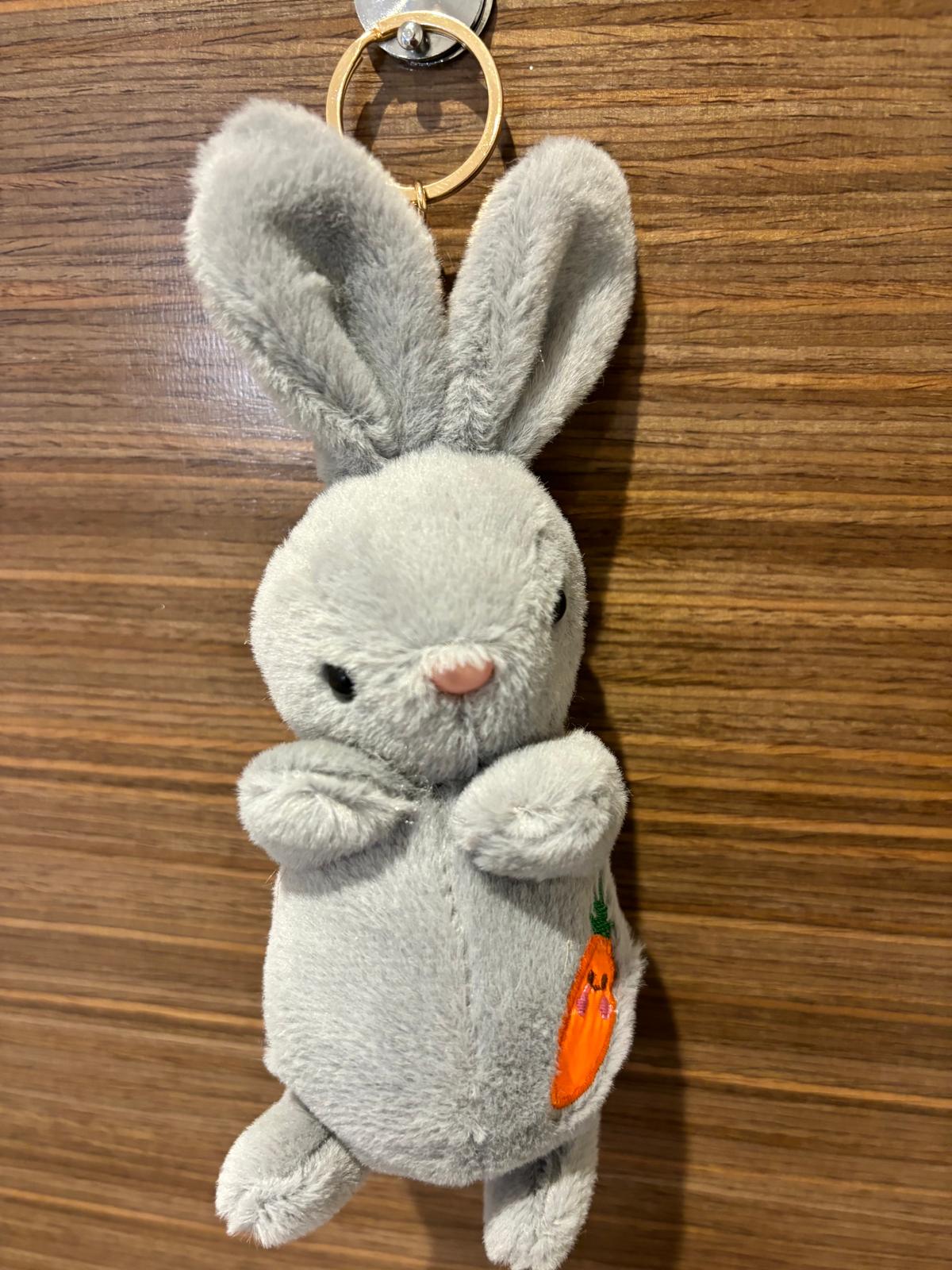 Plush Bunny Keychain